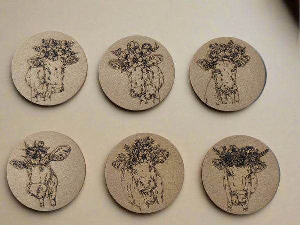 The Moo Crew Coaster Set